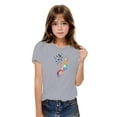 thumbnail image 2 of JoyHoop Toddler Girl's Graphic Tees Short Sleeve Crew Neck T Shirt Casual Summer Tee Tops, 2 of 6