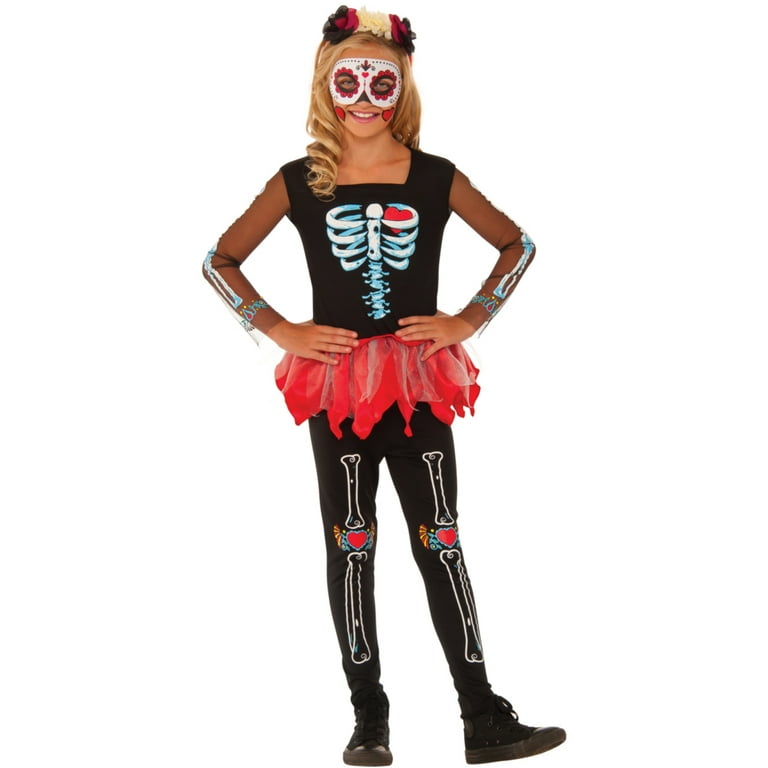 Scared To The Bone Girls Skeleton Costume Scared To The Bone Girls Skeleton Costume