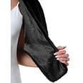 thumbnail image 5 of Chal de Piel Sintética para Mujer de Estilo 20s Estola Nupcial de Invierno Negro L, 5 of 5