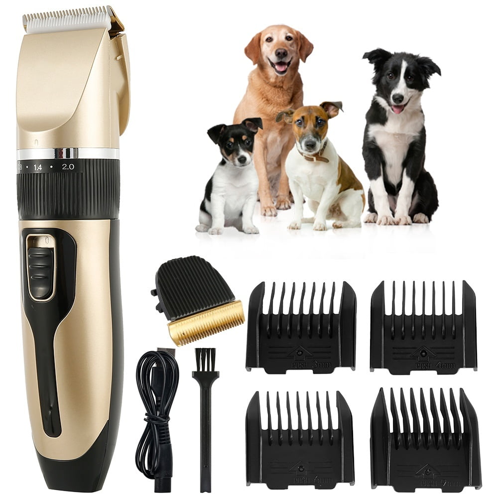 Willstar Professional USB Pet Hair Clipper Low Noise Pet Beauty Hair ...