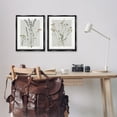 thumbnail image 3 of Stupell Industries Shabby Chic Delicate Wildflower Herb Sprigs Black 2pc Floating Frame Art Set, 17 x 21 each, by Carol Robinson, 3 of 8