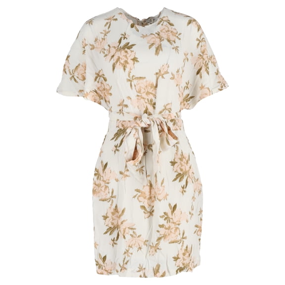 Pre-Owned Ganni St. Pierre Printed Mini Dress in Multicolor Viscose