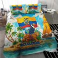 thumbnail image 4 of Ecuador Bedding Set with Wildlife and Flag Landscape Design TS04, 4 of 7