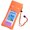 Orange, variant on Sunjoy Tech Swimming Waterproof Phone Bag with Lanyard High Transparency Strong Sealing Airbags Design Touchscreen Sensibility PVC Underwater Phone Protector