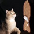 thumbnail image 4 of 1 alfombrilla de sisal en forma de , garras de moler para gatos, juguete para rascar para gatos, rascador para gatos, tapete para rascar para mascotas, tapete para rascar para gatos,, 4 of 9
