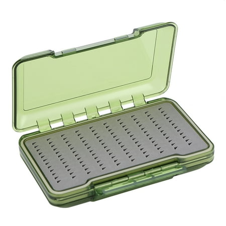 Foam Padded Fly Fishing Bait Box - Lures Holder Case & Tackle Accessory