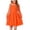 Orange, variant on Arshiner Girls Dresses Contrast Mesh Puff Long Sleeve Mock Neck Formal Party A Line Short Tulle Dres
