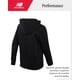 thumbnail image 4 of Sudadera con capucha New Balance para niños, forro polar de algodón suave, 3T, negra, 4 of 6