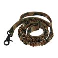 thumbnail image 2 of Correa elástica para perros con 2 asas acolchadas, correa de entrenamiento para perros, correa para caminar para perros con absorción de impacto fuert Ho giratorio verde oscuro, 2 of 8