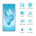 thumbnail image 5 of KIQ 3 Pack CLEAR Flexible Hydrogel Film FULL Edge to Edge Cover Screen Protector w/ Fingerprint Unlock Function for OnePlus 12R, 5 of 5