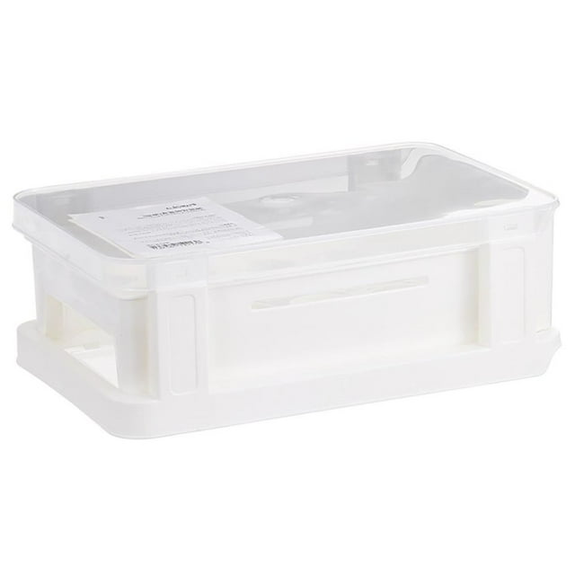Plastic Egg Storage Holder Practical Kitchen Egg Storage Container Drawer Design Egg Tray with Vents for Home Kitchen Refrigerator Egg