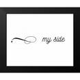 thumbnail image 2 of CAD Designs 18x15 Black Modern Framed Museum Art Print Titled - My Side, Your, 2 of 5
