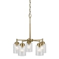 thumbnail image 7 of 44030NBR Kichler Lighting Winslow - 5 light Small Chandelier - 16 inches tall by 19.75 inches wide-Natural Brass Finish    -Traditional Installation, 7 of 7