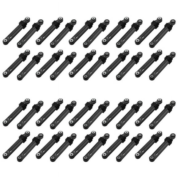 40 Pcs 100N for Washing Machine Washer Front Load Part Black Plastic Shell Accessories
