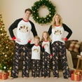 thumbnail image 5 of Family Christmas pajamas, Christmas print holiday pajamas set, soft holiday pajamas,Woman L, 5 of 7