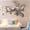Silver, variant on Flower Mirror 3D Decorative Wall Stickers, Art Muralist For Bedroom Tv Background Decoration 40Cm * 60Cm Detachable Home Decor
