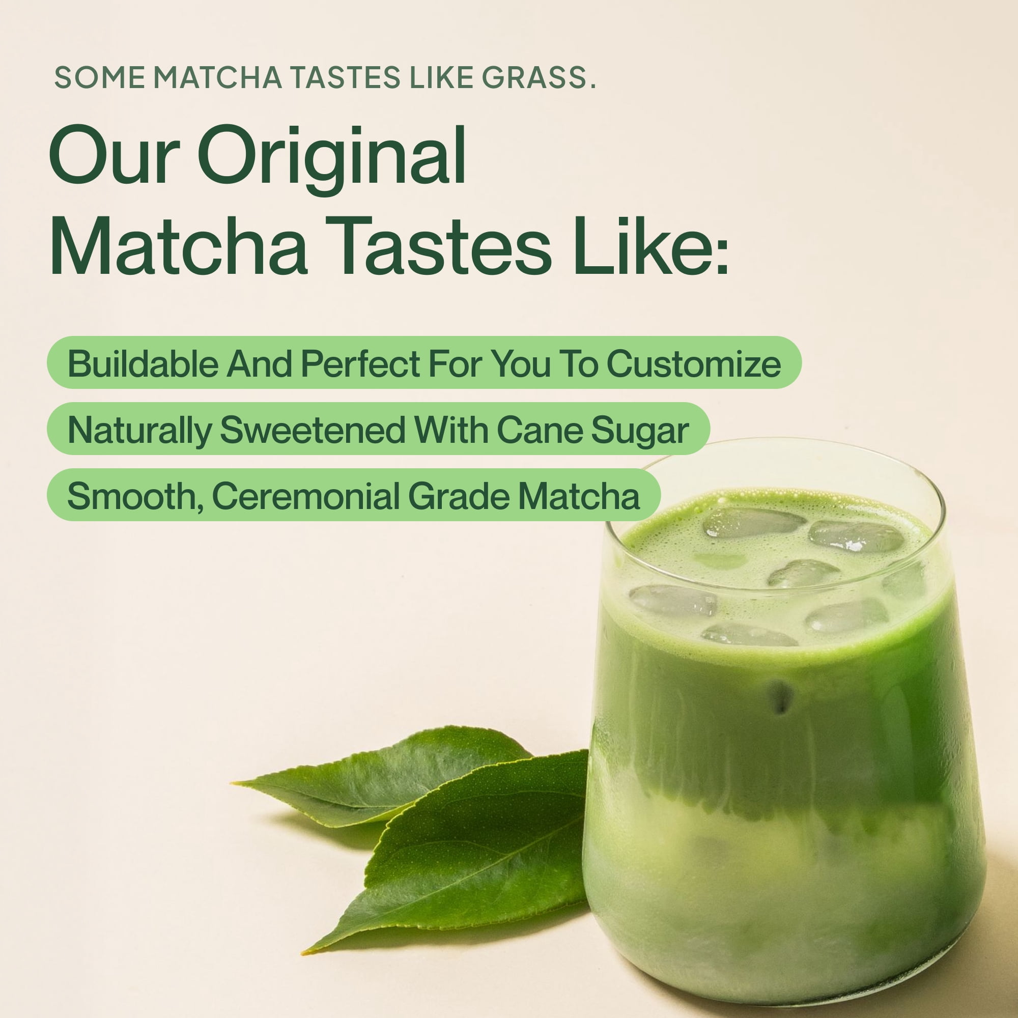 Morning Made Ceremonial Grade Organic Matcha Latte Powder, Original, 10 Servings