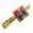 Gold, variant on Superman Supergirl Character Square Tie Bar Clip Clasp Tack- Silver or Gold