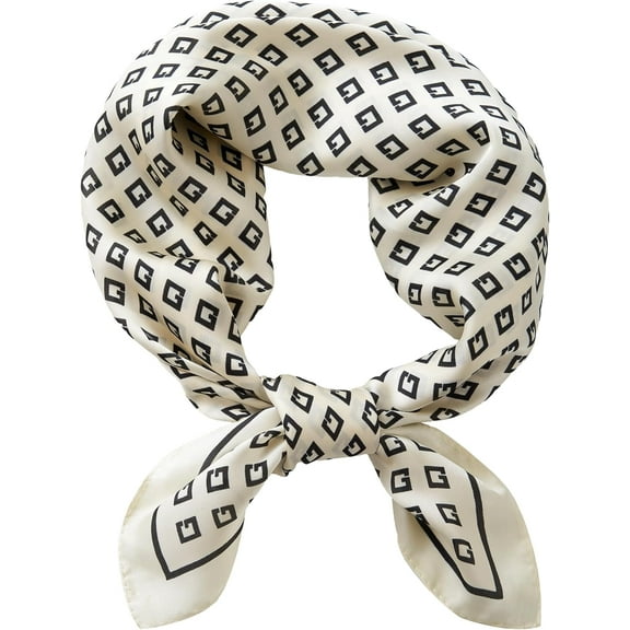 CAILDANL Scarf for Women 27.5”x 27.5”Silk Scarf Square Satin Head Scarf for Women 1 Pack Silk Hair Wrap for Sleeping