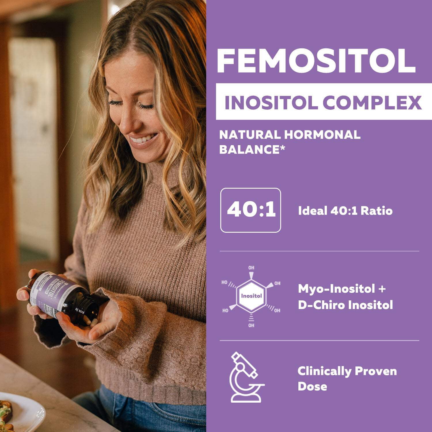 Triquetra Health Femositol Capsules - Inositol Complex