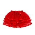 thumbnail image 2 of Wangmeiwg Toddler Kids Solid Tutu Tiered Skirt Party Skirt Layered Skirt For Little Girls 1 10 Years Pretend Dress up for Girls, 2 of 4