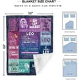thumbnail image 4 of Leo Gifts for Women, Leo Throw Blanket,Leo Zodiac Gifts for Women, Leo Astrology Throw Blanket Birthday Leo Gifts for Women Men 60"X 50", 4 of 6