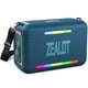 thumbnail image 1 of Altavoz Bluetooth ZEALOT de 120 W, inalámbrico, IPX6, LED impermeable, 1 of 9