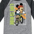 thumbnail image 3 of Disney - Ride It Out - Toddler And Youth Raglan Graphic T-Shirt, 3 of 5