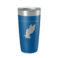 thumbnail image 1 of Lake Tangipahoa Map Tumbler Travel Mug Insulated Laser Engraved Coffee Cup Mississippi 20 oz Royal Blue, 1 of 1