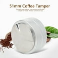 thumbnail image 3 of Flat Tamping Accessories, Waterproof Stainless Steel Coffee Tamper, Rust  Coffee Shop for Home, 3 of 8
