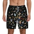 thumbnail image 3 of Uemuo Butterfly1 Pattern Mens Swim Trunks Quick Dry Board Shorts with Mesh Lining, Stretch Beach Shorts Quick Dry No-Chafing Board Shorts-X-Large, 3 of 9