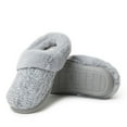 thumbnail image 3 of Dearfoams Womens Claire Cable Knit Chenille Clog House Slipper, 3 of 7