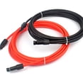 thumbnail image 3 of 2 Pieces Solar Panel Extension Cable Repairing 12AWG Insulative Bendable Antiflaming Anti-corrosive IP67 Waterproof Wire Cord 3 Meter, 3 of 9