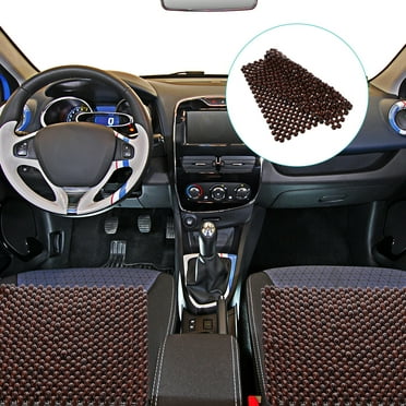HOMEMAXS 1 Pc Breathable Wood Beads Seat Cushion Car Seat Cushion Square Wooden Seat Pads