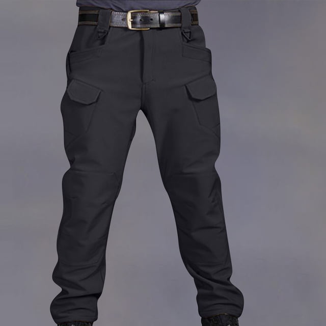 cllios Cargo Pantalon Homme Pantalon de Travail Militaire Multi-Poches Pantalon Tactique Extérieur Durable Travail Randonnée Pantalon Résistant à l'Eau Pantalon de Voyage avec Multi-Poches