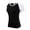 Black, variant on Lady Yoga Skinny Short Sleeve Running Sports Training Quick Dry Elastic T-Shirt