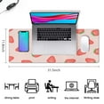 thumbnail image 5 of Superior 31.5x11.8 inch Keyboard & Mouse Pad - Non-Slip, Waterproof Gaming Mat with Exciting Summer Fruits Strawberry Leaves Pattern, 5 of 7