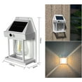 thumbnail image 4 of Yuarrent Luces solares para jardín, lámpara de decoración Led impermeable para exteriores, luz Solar Led respetuosa con el medio ambiente Iluminación y accesorios blanco, 4 of 6