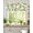 Color 9, variant on Summer Lemon Flower Window Valance,Watercolor Plant Privacy Panel Rod Pocket Curtain Valance for Kitchen,Farm Fruit Green Leaf Short Curtain Toppers Window Treatment 54x18in