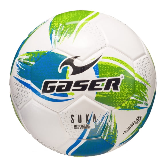 Balón Futbol Original Gaser No. 4 Suka Profesional Verde Azul Gaser Suka