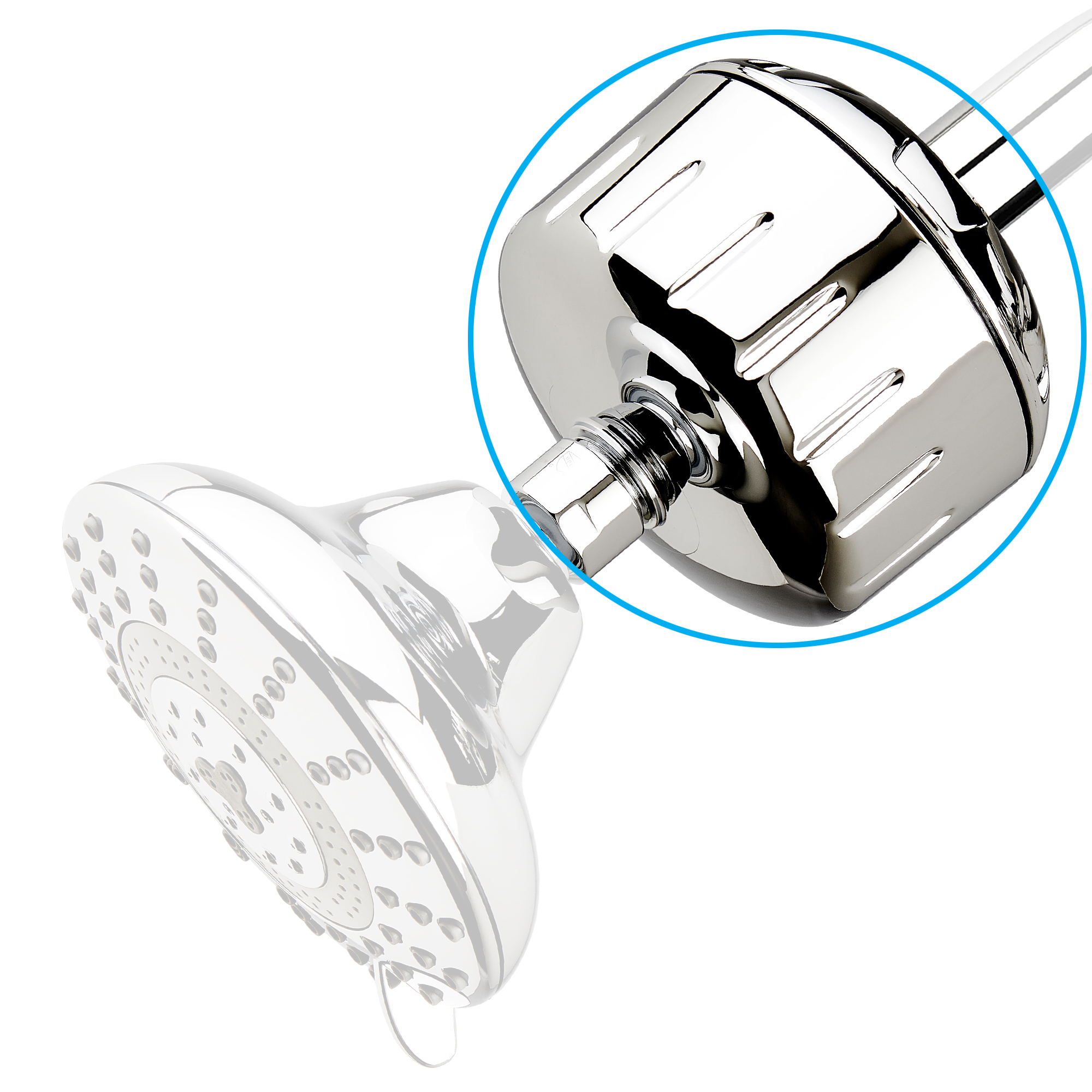 Sprite Slim-Line Shower Head Filter In Chrome photo 1