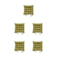 thumbnail image 3 of Naiovety Cojín de asiento de lino, reemplazo cuadrado de algodón PP, Color sólido, sillón de oficina que no se desvanece, silla de Type2 NO2, 3 of 6