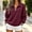 Sweatshirts-Wine, variant on Gamivast Women's Sweatshirts False Two Piece Hoodies Layered Look Long Sleeve Pullover Sweatshirt Casual Drawstring Fall Outfits Green S
