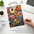 thumbnail image 3 of FORMRS Acrylic Clipboard with Low Profile Clip Standard A4 Letter Size, 12.5" x 9", Large Colorful Flowers, 3 of 8