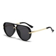 thumbnail image 3 of 2026 New Cross-Border European and American Fashion Sunglasses for Men, Versatile Trendy Large Frame Aviator Glasses, Retro Fluorescent Green Sunglasses for Women, 3 of 6