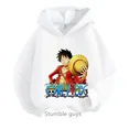 thumbnail image 3 of Ropa de anime para niños, sudadera de una pieza para niños, ropa de primavera y otoño para niñas, sudadera de dibujos animados de Luffy Zoro, traje con capucha para adolescentes, camisetas de Sonic, 3 of 5