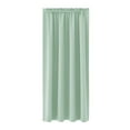 thumbnail image 2 of HCBY Solid Modern Blackout Thermal Window Curtains with Rod Pocket - 100%Polyester Fabric for Bedroom, Living Room or Kitchen(Green,45"x38"), 2 of 6