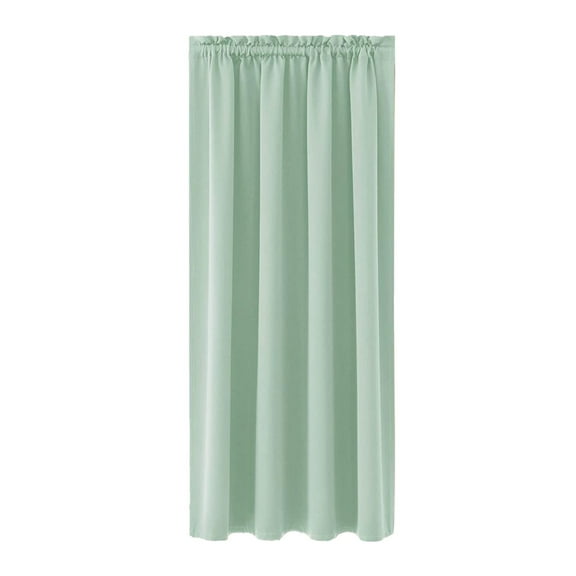 Kitchen Curtains 45 inch Length Pack of 1, Privacy Solid Thermal Insulating Energy Saving Light Filtering Curtains for Kids Bedroom Kitchen Office, W38 x L45 inches