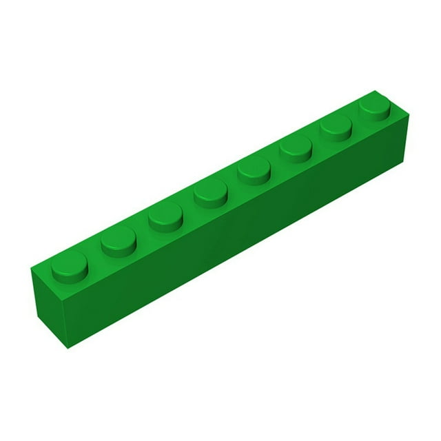 Lot 3008 1x8 Accessories Bricks Toys For Technical Buildings Blocks Gift Compatible Construction Assembles Accessories DIY MOC Green 10PCS