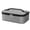 Grey, variant on YAHHU Portable Thermal Insulated Mini Cooler Lunch Bag for Camping Hiking BBQ Picnics - Red (9.8 inches / 25.4 cm)